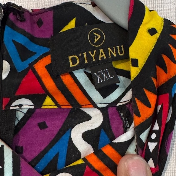 Vibrant Patterned Maxi Dress - Picture 6 of 9